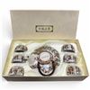 Image 1 : New in Box "Geisha" or Gathering Geji" Design Porcelain Tea Set