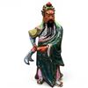 Image 1 : Chinese Porcelain Guan Yu -  Lord Warrior General - 6" x 8" x 17" tall