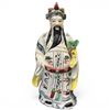 Image 1 : Chinese Porcelain Lu Xing - Deity of Prosperity and Status - 5" x 7.5" x 17" tall