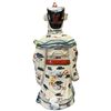 Image 2 : Chinese Porcelain Lu Xing - Deity of Prosperity and Status - 5" x 7.5" x 17" tall