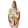 Image 1 : Chinese Porcelain Shou Lao - Chinese Taoist God of Longevity - 6" x 8" x 18" tall