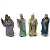 Image 1 : Group of 4 Chinese Porcelain Dietic Figures - 8" tall x 3" diameter