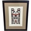 Image 1 : Ltd. Edition Clarence Mills Print  "Haida Bear Human Totem" #36/220 - Frame dimensions" 25" x 31"
