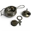 Image 1 : Silver Plated Tea Bag Strainer, 2 Magnifying Glasses and Small Pill Pot