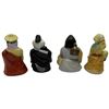 Image 2 : Group of 4 Chinese Porcelain Deity Figures - 7" tall x 3" diameter
