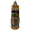 Image 2 : Vintage German Beer Stein "Aus Dem Sinn Die Sorgen Denke Nicht an Morgen" West Germany 1/2 Litre