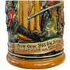 Image 5 : Vintage German Beer Stein "Aus Dem Sinn Die Sorgen Denke Nicht an Morgen" West Germany 1/2 Litre
