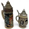 Image 1 : Carl Knoblauch Heidelberg Short Beer Stein & Hamburg Beer Stein