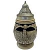 Image 4 : Carl Knoblauch Heidelberg Short Beer Stein & Hamburg Beer Stein