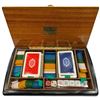 Image 3 : Mixed Bar Lot: Dal Negro Treviso-Italy Vintage Games Set, Chessboard, Bookends, Beer Stein, & More