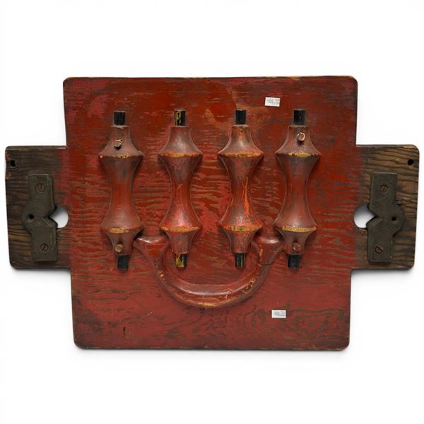 Wooden Industrial Foundry Sand Casting Mold Early to Mid 20th Century