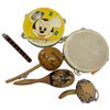 Image 2 : Two Tambourines (1 Mickey Mouse), 3 Maracas and Wood Block Pan Pipe