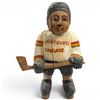 Image 1 : Folk Art Style Carved Vancouver Canucks Player 17" Tall #2