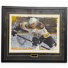 Image 1 : Autographed Milan Lucic #17 Boston Bruins LEP 3/417 by Glen Green Artist Signed 34x28.5"