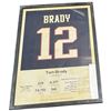 Image 2 : Boston Red Sox Banners/Flags and Wooden Pennant Plus Tom Brady Framed Stats