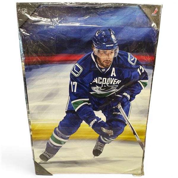 Ryan Kesler #17 Vancouver Canucks NHLPA "Game On"Stretched Canvas Print 25x36