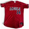 Image 1 : Angel #14 Rawlings Large Baseball Mesh Jersey