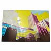Image 1 : Large Plexiglass Artwork Pop Art Print of Cityscape 6 Foot by 4 Foot