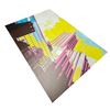 Image 2 : Large Plexiglass Artwork Pop Art Print of Cityscape 6 Foot by 4 Foot