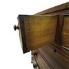 Image 3 : Vintage Solid Wood Bow-Front Chest of Drawers