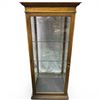 Image 1 : Vintage 4 Sided Glass Display Case with 3 Adjustable Glass Shelves