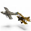 Image 1 : Hawker Hind Model Plane & Curtiss JN-7H Jenny Barnstormer Biplane