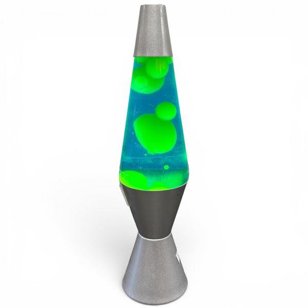 Vintage Green Lava Lamp in Good Working Condition 14.5"