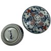 Image 4 : Group of 6 Chinese & Austrian Items - 2 Lidded Tea Cups, 2 Mini Satsuma Vases & 2 Tiny Painted Metal