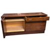 Image 3 : Mid-Century Danish Style Credenza - 17" x 54" x 26" tall (some chipping to the veneer)