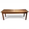 Image 1 : Vintage Wood Coffee Table - 18" x 48" x 17" tall