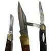 Image 2 : Group of 5 Folding Knives - 2 sizes of Swiss Army, 2 vintage pocket knives and more