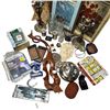 Image 4 : Bin of Assorted Magazines, Books, Silverplate, Decorative Goods and More