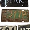 Image 2 : License Plate Collection: 1948 British Columbia, Queensland and South Australia Plates Too!