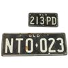 Image 4 : License Plate Collection: 1948 British Columbia, Queensland and South Australia Plates Too!
