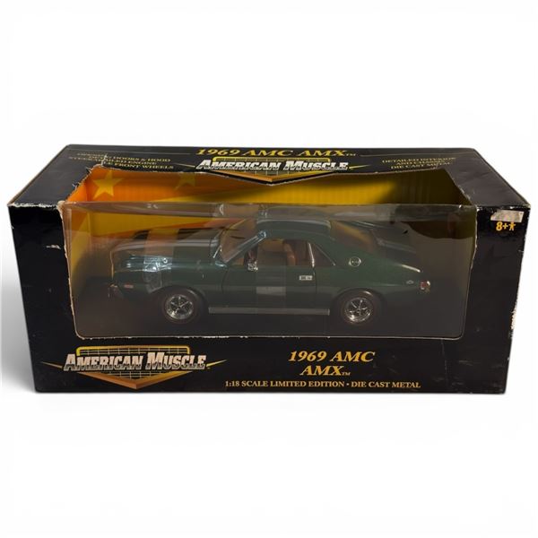 American Muscle 1969 AMC AMX 1:18 Diecast Car