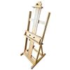 Image 2 : Oak Maestro H-Frame Easel 22" Wide, 25" Depth and 95" Fully Extended & 58" Lowered Height