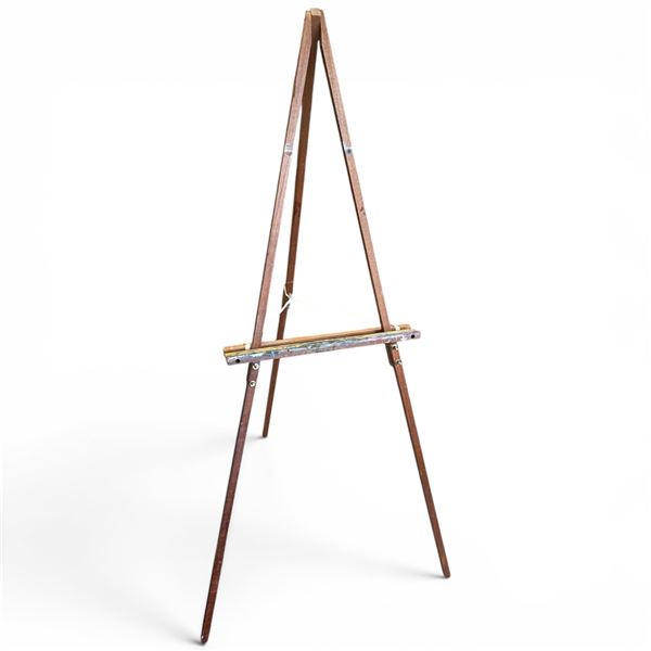Wooden Field Easel with Tripod Design 62.5" Tall