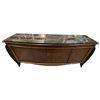 Image 2 : Stunning William Switzer Italian Directoire Style Buffet Cherrywood Veneer Bow Front Marble Top