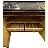Image 4 : Stunning William Switzer Italian Directoire Style Buffet Cherrywood Veneer Bow Front Marble Top