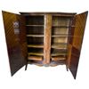 Image 4 : Luxurious Fratelli Marelli Style Bombe Profile Armoire Floral Marquetry & Ormolu Mounts