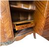 Image 6 : Luxurious Fratelli Marelli Style Bombe Profile Armoire Floral Marquetry & Ormolu Mounts