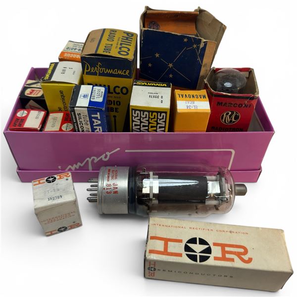 Premium Mixed Lot of Vintage Vacuum Tubes & Components