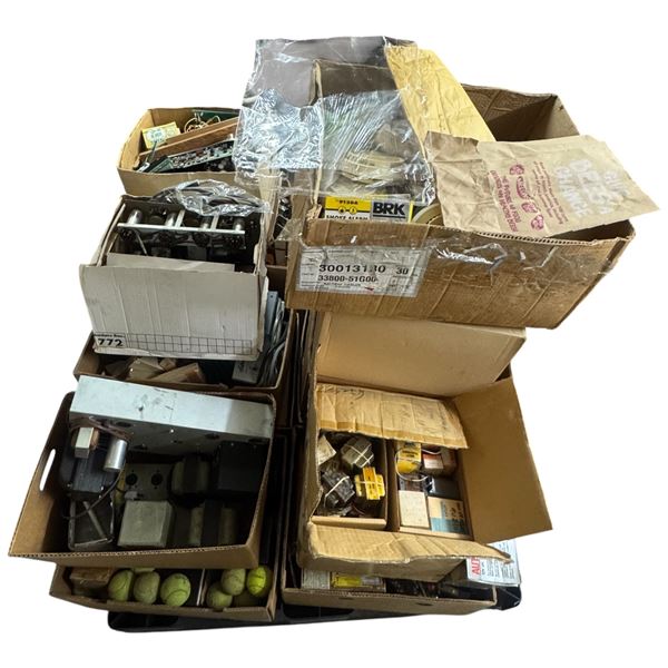 Pallet Lot of Assorted Electronics Parts, Transformers, Capacitors, Wire, Cable, Copper, Aluminum #3