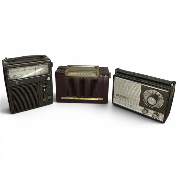 Scotia Solid State, Yorx & Philco Model 414 Portable Radios