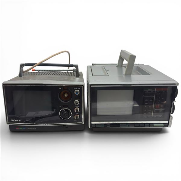 Citizen JCTV0510 Portable Colour TV with Radio & Sony KV5000 Portable TV