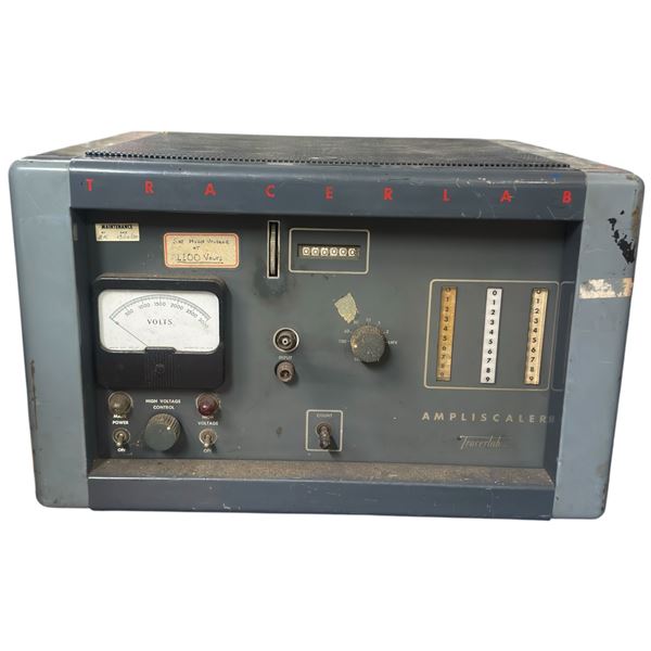 Tracerlab SC-32 Ampliscaler: Vintage 1950s Nuclear Radiation Detector & Vacuum Tube Geiger Counter