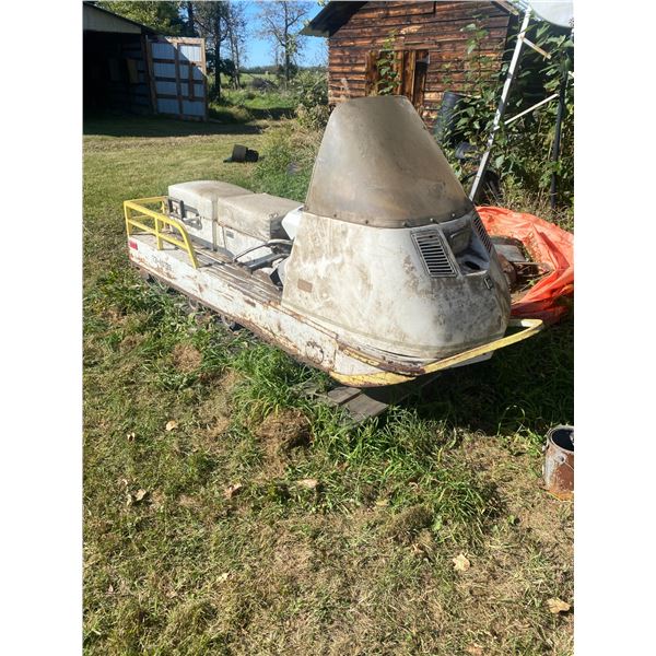 1973 Bombardier Double Track, single ski, Snowmobile, SN. 3306-00078