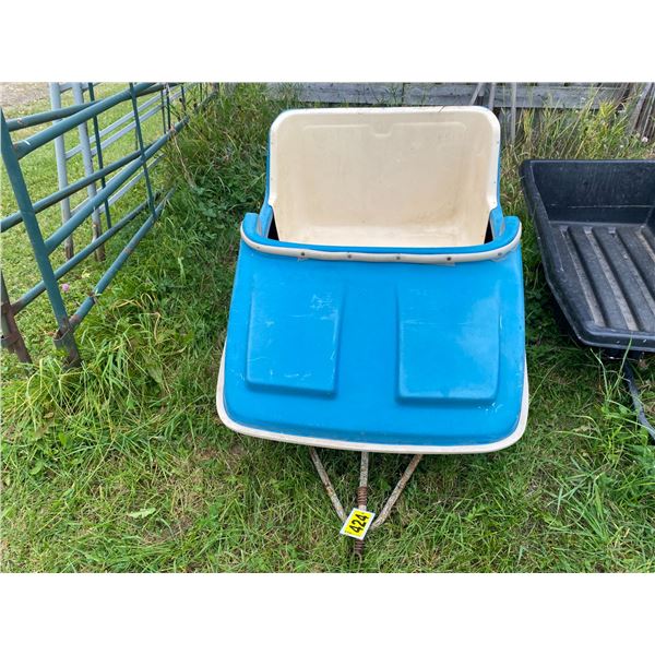 Blue & White Eskimo sleigh