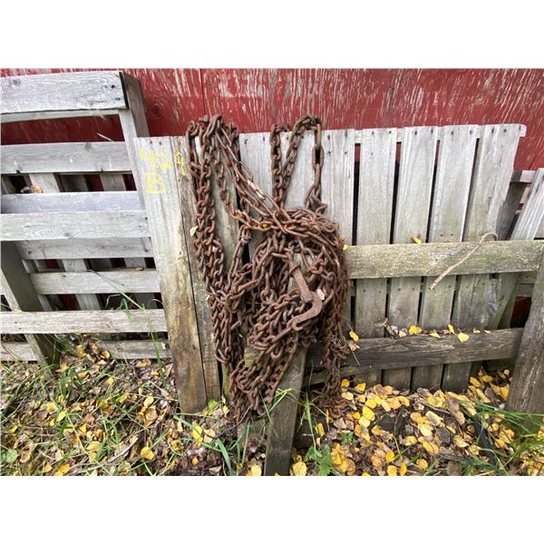 Tractor chains (North of Big shop)