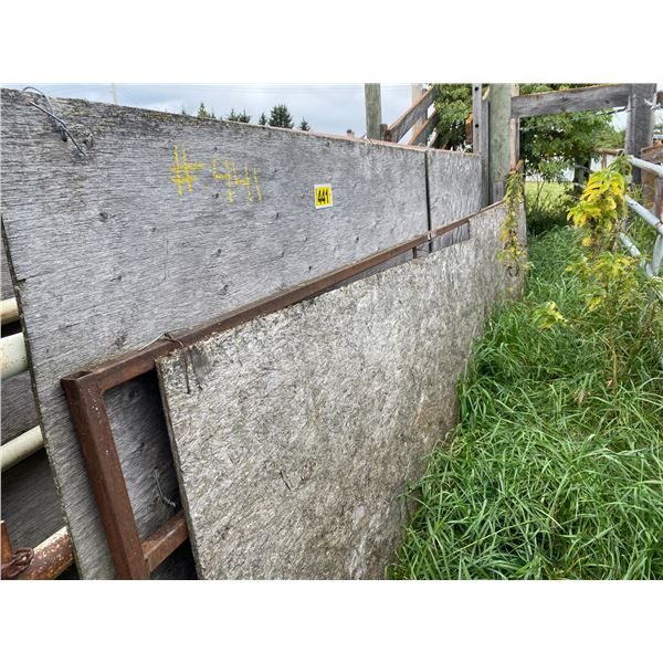 Approx. 5- Steel panels along loading Shute, Shute does not sell